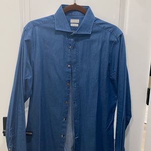 Brunello Cucinelli mens denim shirt